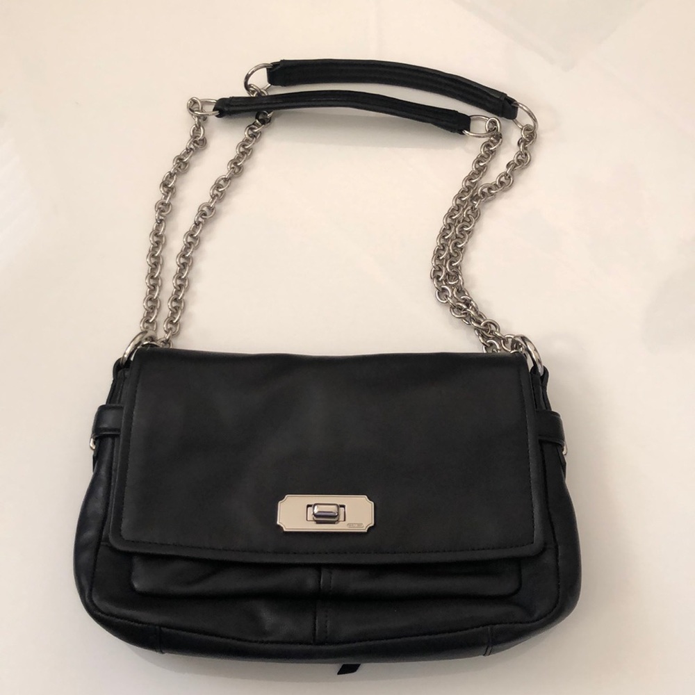 Leather Coach shoulder or crossbody bag